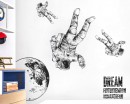 Astronauts Wall Stickers for Kids Room